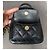 Chanel Classic 24C CC Mini Zaino in Pelle Nera Nero - vista 10