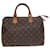 Louis Vuitton Speedy Marrone Tela  ref.1562919