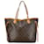 Bolsa tote Monogram Neverfull MM da Louis Vuitton Marrom Lona  ref.1563031