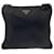 Bolsa de ombro Prada em nylon tessuto com placa de logo triangular Preto Lona  ref.1563135