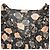 Abito midi con scollo a V in stampa floreale e dettagli a volant in cotone nero Ulla Johnson - vista 5