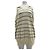 Autre Marque Nicht Signiert / Unsignierte Strickwaren T.International S Baumwolle Beige