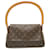 Mini looping Louis Vuitton Marrom Lona  ref.1563945