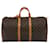 Louis Vuitton Keepall 55 Toile Marron  ref.1563962