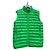 Tommy Hilfiger green unisex sleeveless down jacket