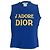 Top Christian Dior J'adore Dior World Champions Blu Giallo Cotone