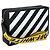 Borsa Diagonale Off White in Nero e Bianco - vista 2