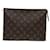 Pochette Toilette Louis Vuitton Marron  ref.1564503