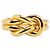 Ring Anillo de pañuelo Atame chapado en oro Hermès Dorado