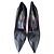 Décolleté Saint Laurent Anja in pelle nera Nero