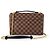 Borsa Louis Vuitton Vavin PM Damier Ebene Marrone - vista 2