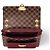 Borsa Louis Vuitton Vavin PM Damier Ebene Marrone - vista 3