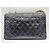 Borsa a tracolla Chanel Timeless Classic Turn Lock Maxi XL Jumbo Nero - vista 12