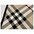Foulard Burberry in seta beige tartan - vista 2