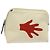 Bulgari Pochette BVLGARI in tela rossa e bianca Auth bs16435 Bianco Rosso