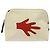 Bulgari Pochette BVLGARI in tela rossa e bianca Auth bs16435 Bianco Rosso - vista 13