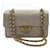 Chanel Sac en nylon à rabat simple classique petit chocolat 2 façons couleur or champagne Toile Multicolore  ref.1564952