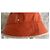 Cappello a Cloche Hermès Arancione in Cotone e Seta - vista 4