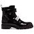 Botas con correa de cristal Christopher Kane Azul
