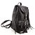 Mochila de flecos de cuero negro Yves Saint Laurent - vista 10