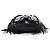 Mochila de flecos de cuero negro Yves Saint Laurent - vista 4