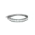 Hermès bracelet Square full of diamonds Kelly Baguettes white gold  - view 3