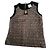 Camiseta de Chanel + broche Negro Gris