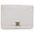 Borsa a spalla Christian Dior in pelle bianca Auth bs16301 Bianco