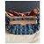 Borsa a mano Louis Vuitton in denim blu - vista 3