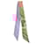 Hermès Hermes Silk Twilly Scarf Pink Multicolor  ref.1568165