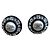 neue Chanel Ohrringe mit Box Silber Hardware