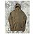 Autre Marque Brauner Hoodie mit Ninja-Reißverschluss von Boris Bidjan Saberi. - Ansicht 2