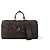 Abbesses Louis Vuitton Sac en cuir Keepall 50 cm de LV Noir