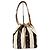 Borsa Petit Noé Monogram Rayures Edizione Limitata Louis Vuitton Marrone/Crema