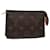 LOUIS VUITTON Monogram Poche Toilette 15 Pouch M47546 LV Auth 85063 Monograma Lona  ref.1568370
