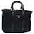 PRADA Borsa a mano in nylon nero Auth am6693