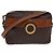Céline Borsa a spalla in tela Macadam CELINE in pelle PVC marrone oro Auth 85387 D'oro