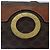 Céline Borsa a spalla in tela Macadam CELINE in pelle PVC marrone oro Auth 85387 D'oro - vista 14