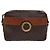 Céline Borsa a spalla in tela Macadam CELINE in pelle PVC marrone oro Auth 85387 D'oro - vista 2