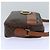 Céline Borsa a spalla in tela Macadam CELINE in pelle PVC marrone oro Auth 85387 D'oro - vista 5