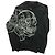 Felpa Alexander McQueen con Design Teschio Nera in Cotone Nero