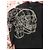 Felpa Alexander McQueen con Design Teschio Nera in Cotone Nero - vista 17