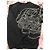 Felpa Alexander McQueen con Design Teschio Nera in Cotone Nero - vista 7