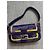 Borsa baguette Fendi viola in scamosciato di vitello Porpora - vista 2