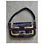 Borsa baguette Fendi viola in scamosciato di vitello Porpora - vista 3