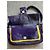 Borsa baguette Fendi viola in scamosciato di vitello Porpora - vista 4