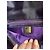 Borsa baguette Fendi viola in scamosciato di vitello Porpora - vista 6