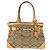 Borsa tote in tela/pelle marrone Coach
