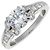Cartier Pt950 Diamant Ballerina Solitärring