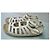 Hermès HERMES Costanza Espadrillas in Pelle Bianca T38 Bianco - vista 4